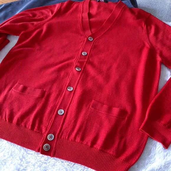 Thomas Dean Other - NEW Italian Wool Cardigan Thomas Dean Sweater NWOT